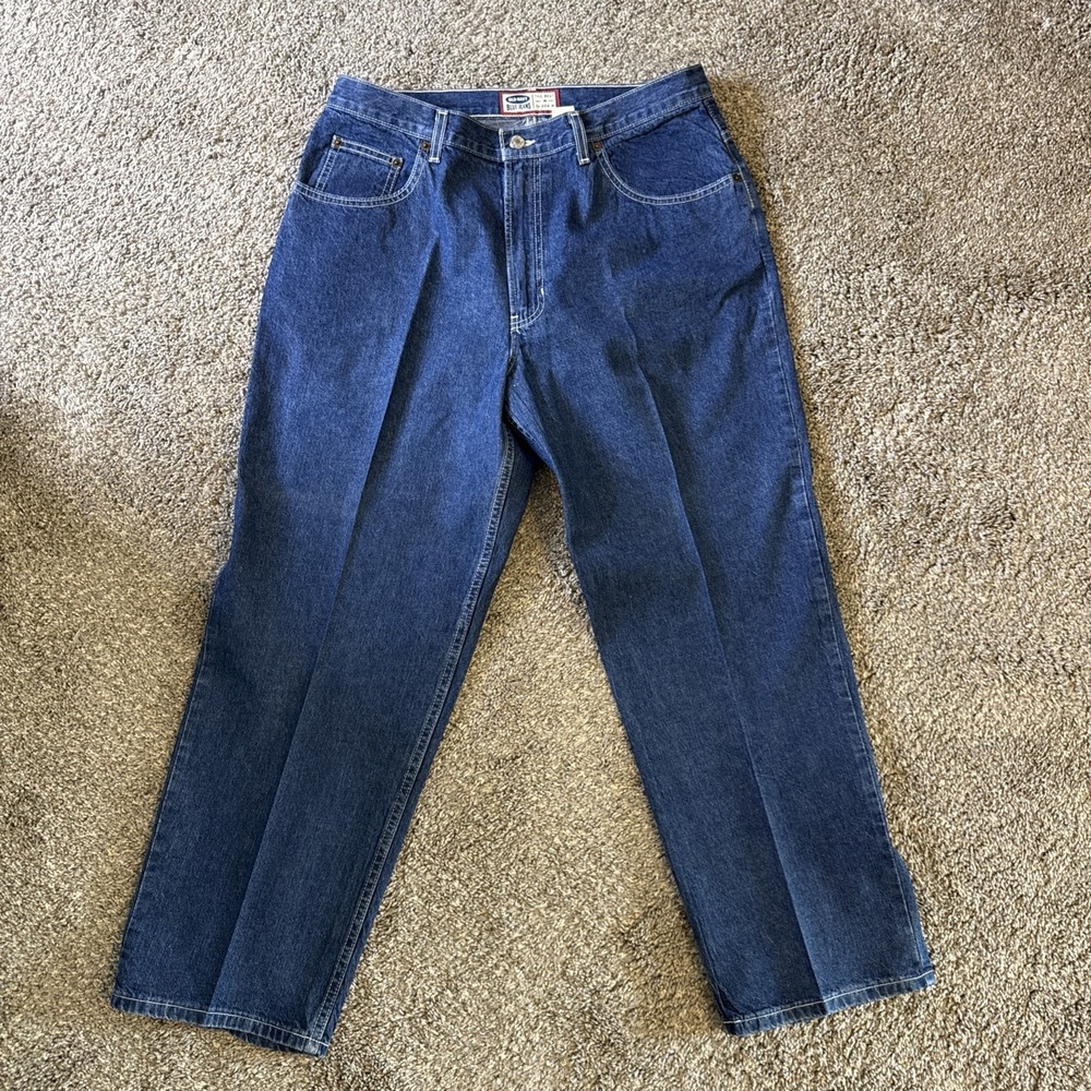 Old Navy Women's Straight Jeans Dark Wash Weekend Fit Size 16 Short